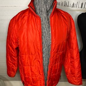Polo  bright ted orange parka quilted